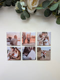 Set of 6 Custom Photo Magnet 2.5" x 2.5"