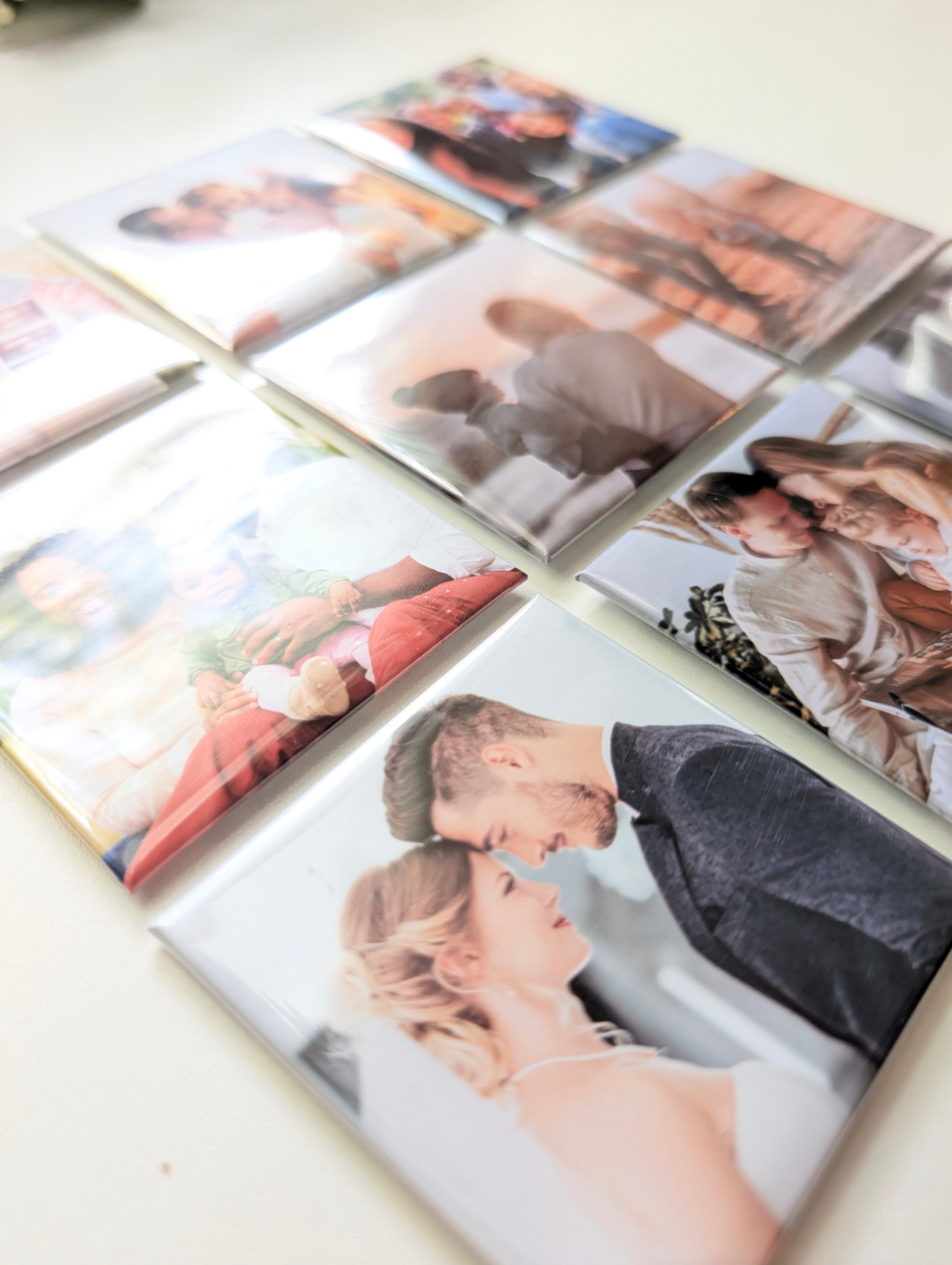 Set of 9 Custom Photo Magnets