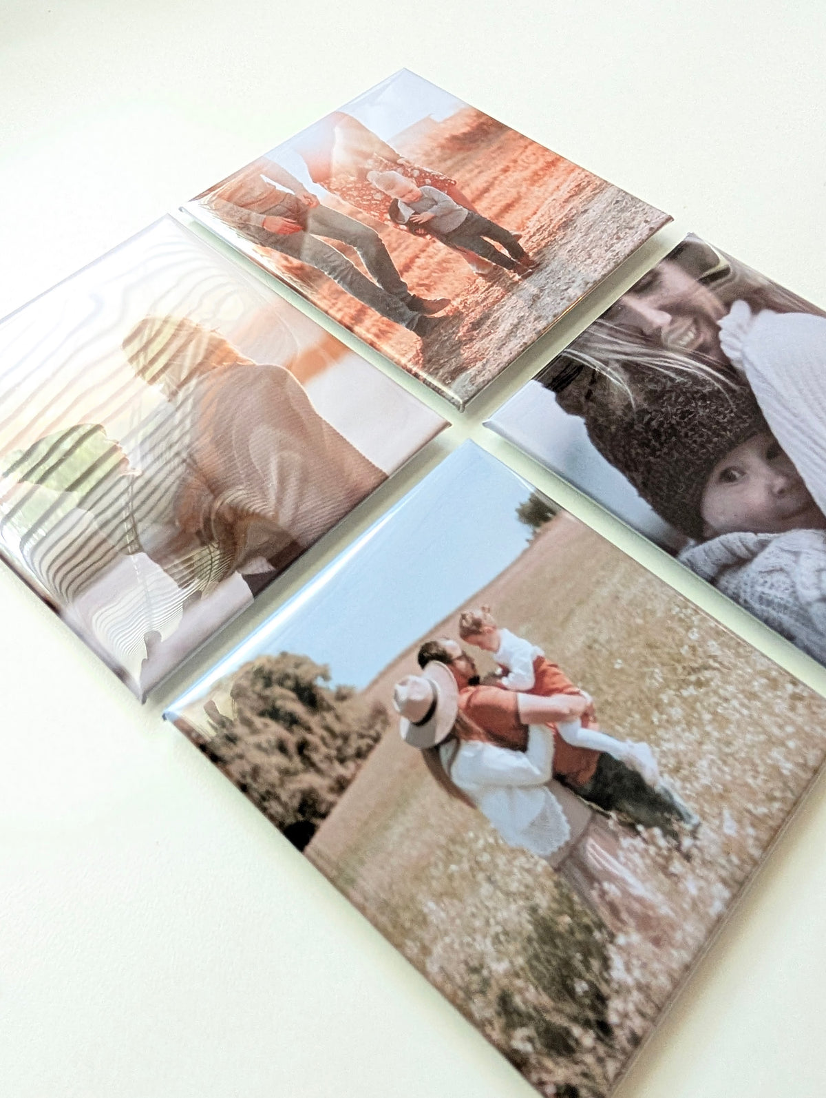 Set of 4 Custom Photo Magnets