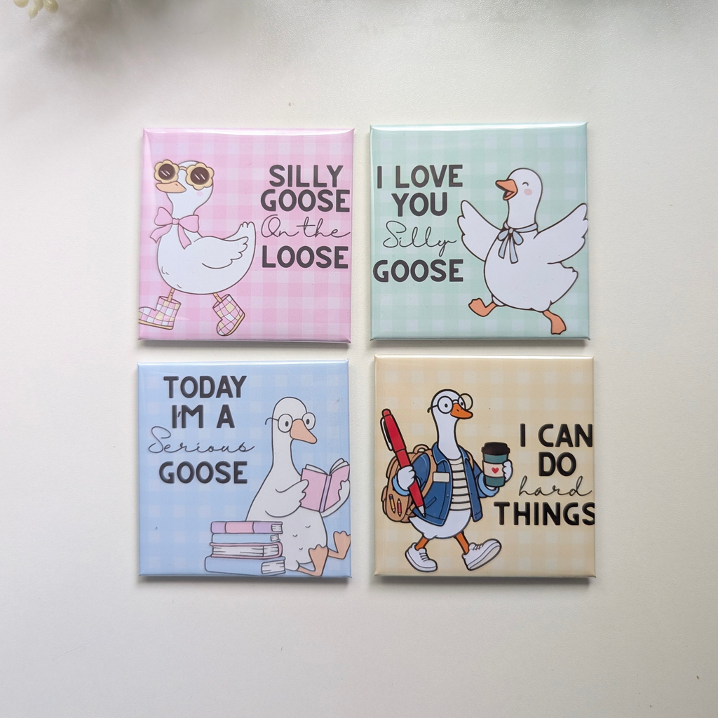Silly Goose Magnet Collection (Set of 4)