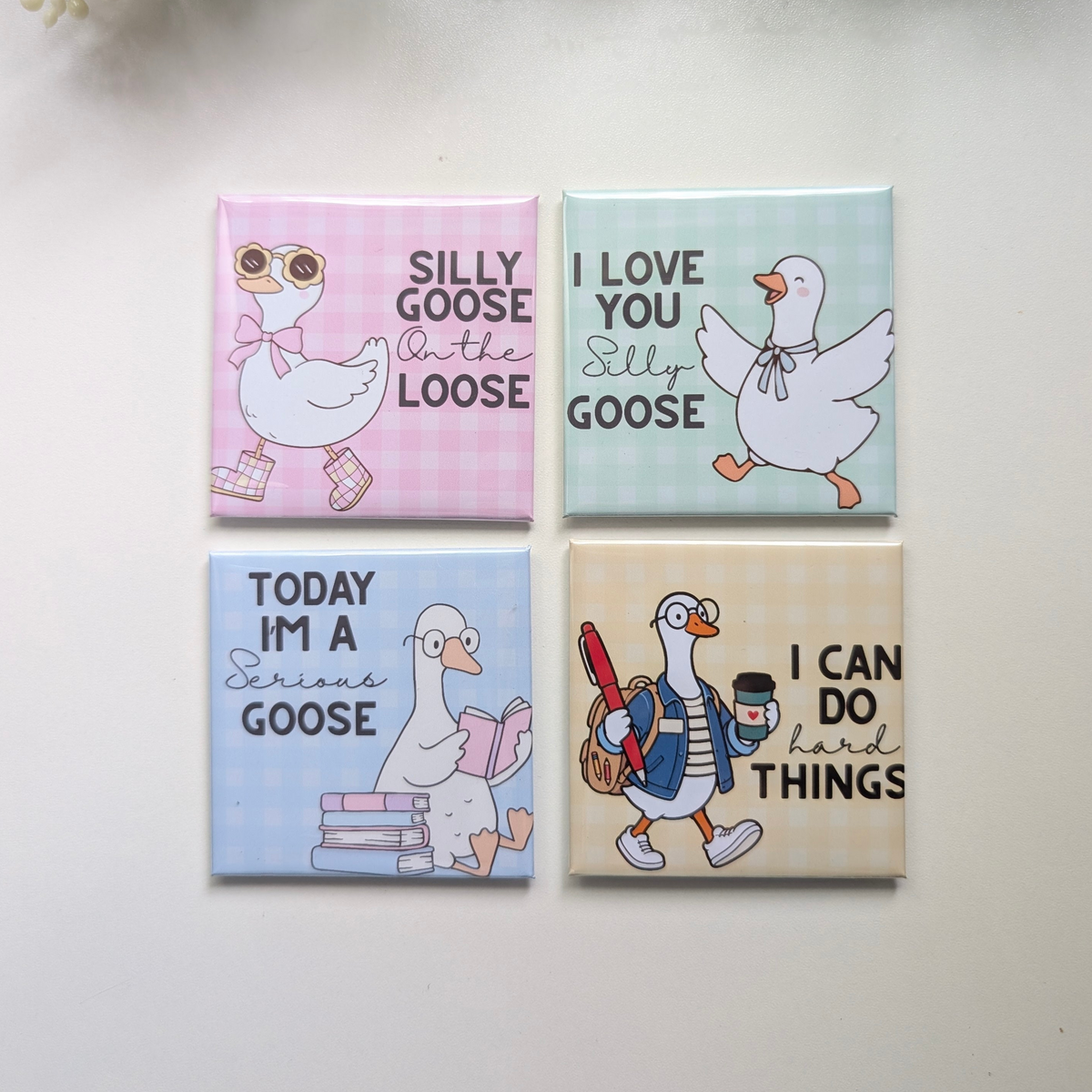 Silly Goose Magnet Collection (Set of 4)